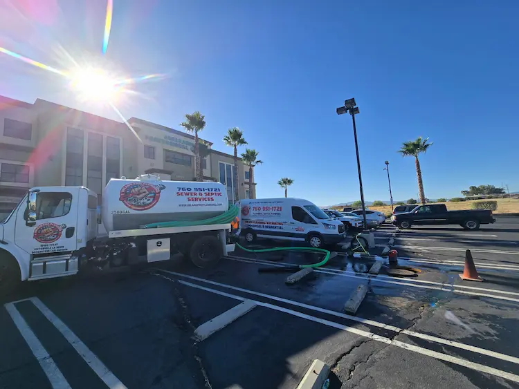 Septic system maintenance and cleaning service in Hesperia CA